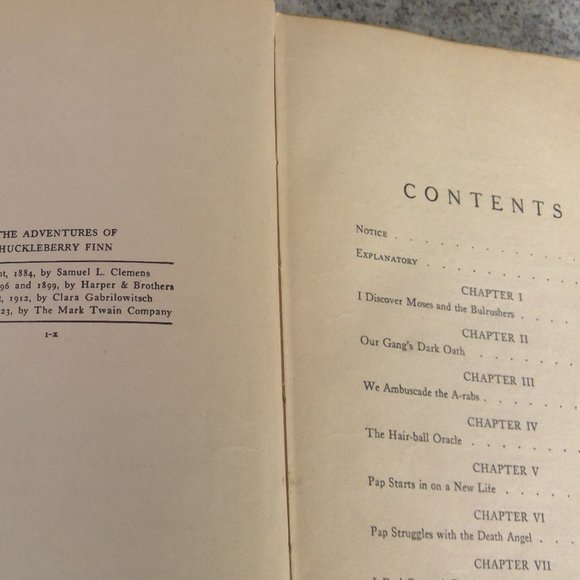 Vintage 1923 Edition of Mark Twain Book - Picture 5 of 13